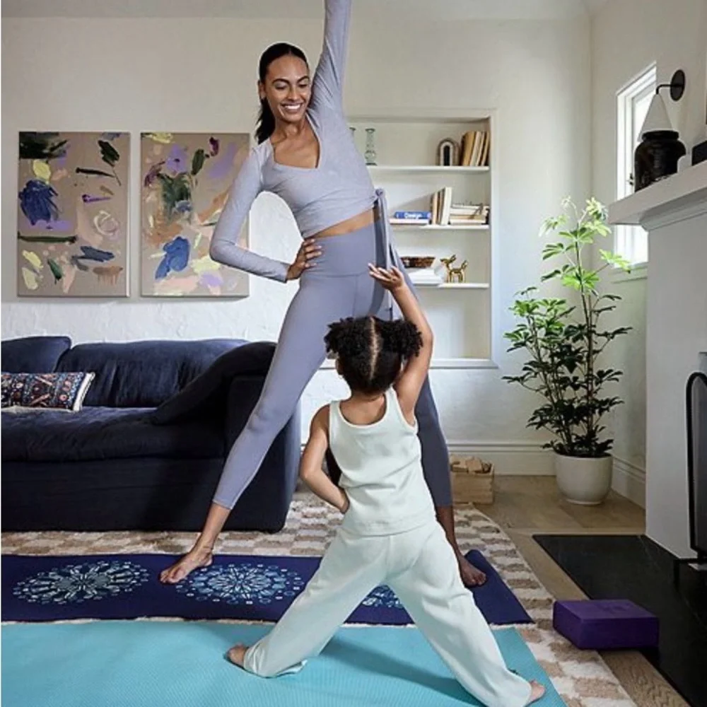 Ribbed Tank & Relaxed Bottoms Set | Toddler Girl | 12 Months | 2 Sets | Like New - Picture 5 of 5